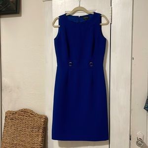 Royal Blue, petite dress. Only worn once.